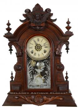 The PSYCHE parlor mantel clock. William Gilbert Clock Company Winsted, CT. 223213.