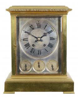 This is an oversized French-made crystal regulator featuring a full calendar display. 223116.