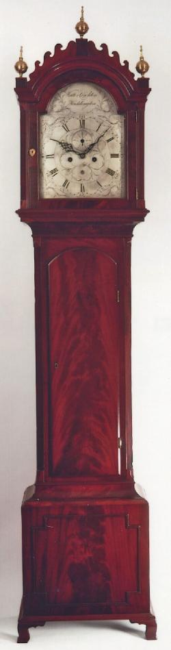 Walter Crighton of Haddington, Scotland. A tall case clock. QQ-33.