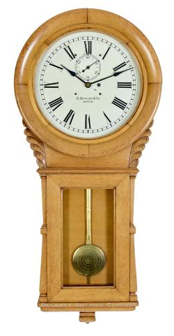 E. Howard & Co., Model 100. A seldom seen Howard wall clock. 224035.