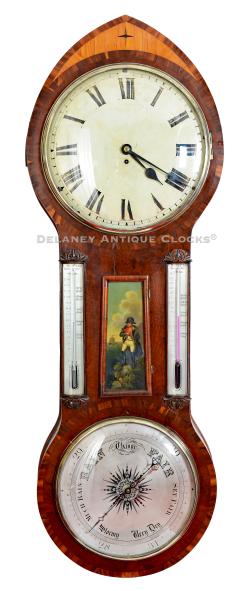 C. Maspero – Manchester. A very unusual Clock and Barometer combination. 223313.