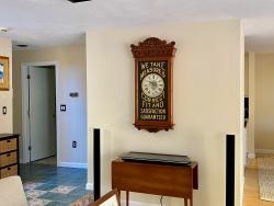 The International Tailoring Co. New Haven clock Company, New Haven, Connecticut. Advertising clock hanging in Nashua.