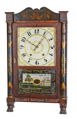 Seth Thomas of Plymouth, Connecticut. A transitional shelf clock. LL-66.